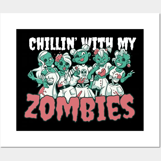 Zombie Squad Goals Wall Art by Life2LiveDesign